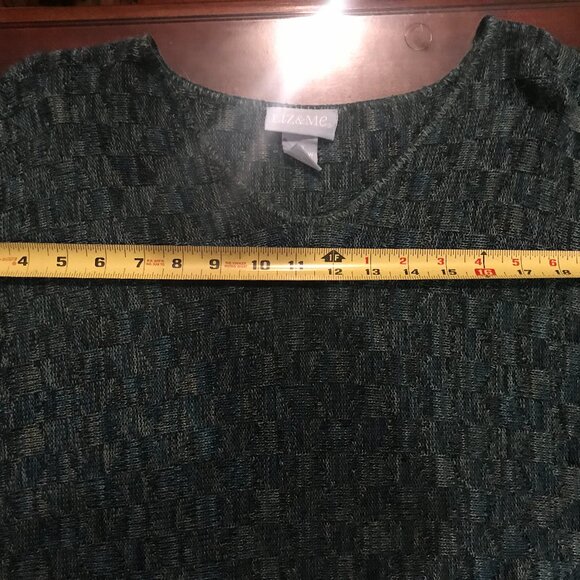 Liz & Me Dolman Sleeve V Neck Pullover Sweater - Size 3X (26/28) - Picture 5 of 8